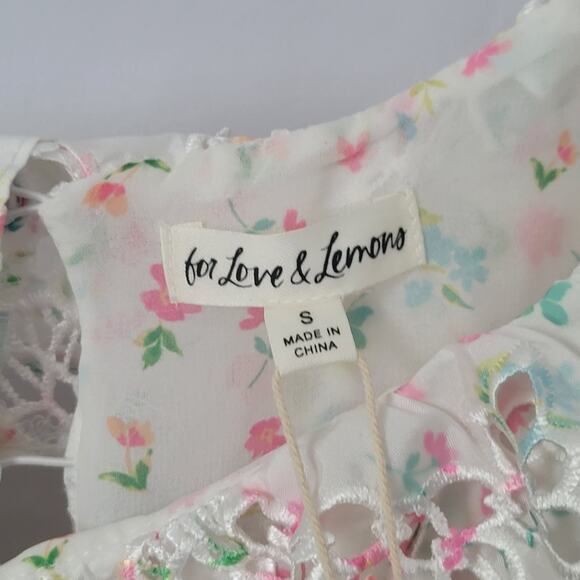 For Love and Lemons- NWT White eyelet dress- size small- READ - Picture 3 of 10